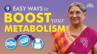 How to Boost Your Metabolism Naturally 9 Tips to Improve Your Metabolism  Health Tips [upl. by Yrotciv]