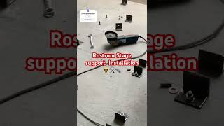 How to install support rostrum stage construction civilengineering building shorts [upl. by Aset91]