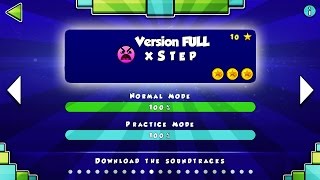 LA VERSIÓN COMPLETA DE XSTEP  GEOMETRY DASH  VRO [upl. by Hoseia]