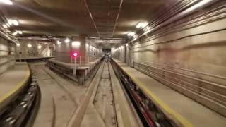 Dulles Airport Aerotrain ride [upl. by Harod]