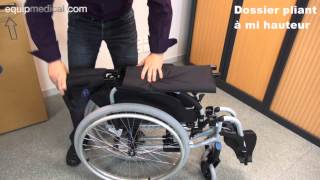 Fauteuil roulant Action 2NG invacare [upl. by Mayworm636]