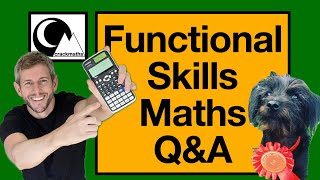 Functional Skills Level 2 Maths Past Paper 1 Live Stream [upl. by Hurlow]