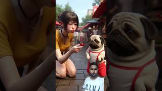 Kutte ko khana tha cherry 🐶🍒pug dog funny memes [upl. by Halueb]