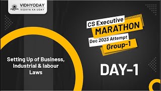 REVISION MARATHON  CS EXECUTIVE  GROUP 1  SBIL  DAY 1 [upl. by Ruvolo]