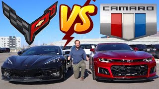 2024 Chevy Corvette vs 2024 Chevy Camaro ZL1 Which Is Best [upl. by Nniuqal459]