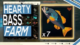 Where To Farm Hearty Bass In Legend Of Zelda Tears Of The Kingdom [upl. by Aisatana232]