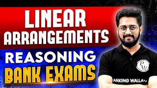 Linear Arrangements  Linear Arrangements Reasoning  Linear Arrangement Questions  By Sachin Sir [upl. by Keithley]