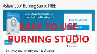 Ashampoo Burning Studio Free How To Use It [upl. by Noyrb529]