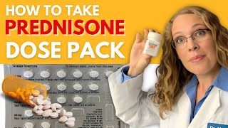 How to take Prednisone Dose Pack [upl. by Ttirb]