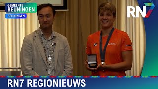 Olympiër Laura Aarts ontvangt eerste Topsportpenning van gemeente Beuningen  RN7 REGIONIEUWS [upl. by Irtimed195]