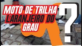 ADESIVANDO MOTO DE TRILHA  FT LARANJEIRA DO GRAU [upl. by Acilegna]