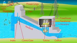 How a Hydro Electric Dam Works [upl. by Pen]