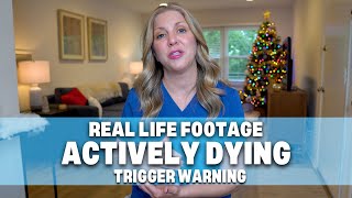 Actively Dying Breathing Real Life Footage Trigger Warning [upl. by Ecinahs]