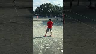 Final Tennis Singles Match of Summer 35 usta fun tennis rock smash [upl. by Follmer]