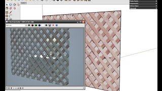 How to make Fence Mesh Masharabiya using Vray for Sketchup TutorialRendering [upl. by Yuria]