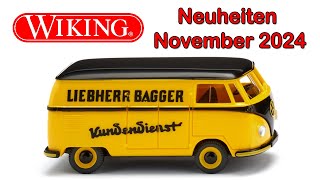 Wiking Modellauto Neuheiten November 2024 [upl. by Ellainad]