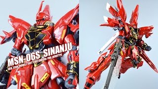 【评头论足】BANDAI万代 RG Sinanju新安洲 gundam gunpla REVIEW 高达钢弹模型评测 [upl. by Yanttirb941]