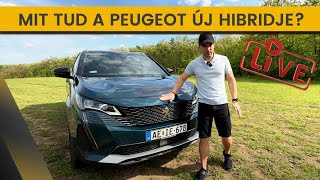 Peugeot 5008 12 Hybrid 2024 Mit tud a Peugeot hibridje DRIVEN LIVE teszt [upl. by Aivle211]