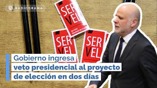 Gobierno ingresa veto presidencial al proyecto de elección en dos días [upl. by Itoyj]