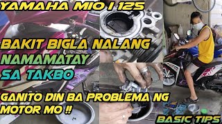 YAMAHA mio i 125 Bakit bigla nalang namamatay sa takbo baka ganito din ang problema ng motor mo [upl. by Ronile275]