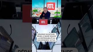 Dérapage budgétaire  Bruno Le Maire renvoie la responsabilité au gouvernement actuel [upl. by Basilius]