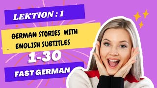 Start Learning German with Short Stories  Beginner Level A1B1 learngermanfast germanlanguage [upl. by Nylidam]