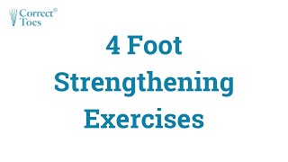 4 Foot Strengthening Exercises [upl. by Yesak]