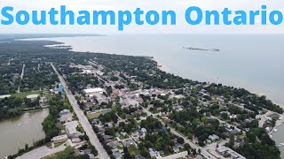 Southampton Ontario  Saugeen Shores Aerial Drone Footage [upl. by Esemaj]