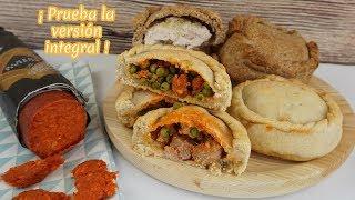 Empanadas de carne y sobrasada o panades de MallorcaRecetas de pascua [upl. by Alves]