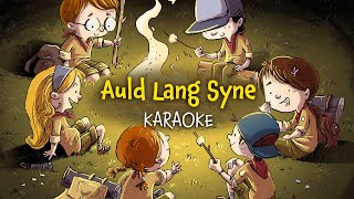 Auld Lang Syne  Instrumental Karaoke with Lyrics for kids [upl. by Gent]