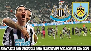 Newcastle 20 Burnley  MIGUEL ALMIRON SCREAMER SAVED US FROM A POTENTIAL BANANA SKIN [upl. by Winchell]