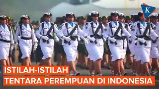 Tiga Sebutan Tentara Perempuan di Indonesia [upl. by Setsero]