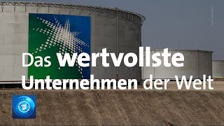 Erfolgreicher BörsenStart Aramco wertvollstes Unternehmen der Welt [upl. by Notwen446]