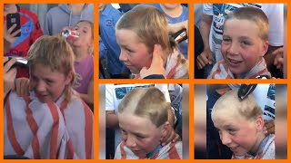 A Boy Gets His Headshave By His Friends After Winning A Match [upl. by Horbal676]