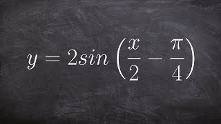 Learning to Graph the Sine Function with Transformations [upl. by Nauqas409]