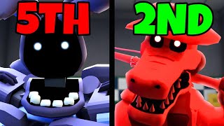 TOP 7 BEST UNITS THAT YOU NEED TO HAVE in Roblox Five Nights TD FNTD [upl. by Elpmid]