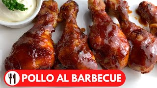 POLLO EN SALSA BBQ AL HORNO  RECETA JUGOSA Y RIQUISIMA [upl. by Germayne]