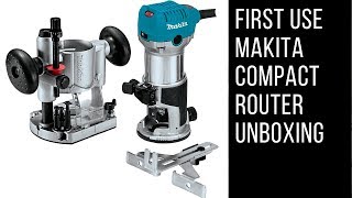 Unboxing Testing and Review of the Makita 114 HP Compact Router RT0701CX7 [upl. by Reviel49]