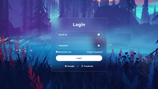 How To Create a Login Form using HTML CSS [upl. by Malkin]