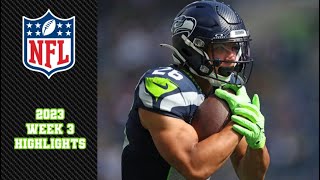 Seahawks Rookie RB Zach Charbonnet ALL CARRIES In Week 3  2023 Full Highlights vs Panthers [upl. by Modla563]