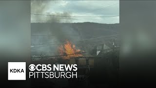 House explodes in Pennsylvania [upl. by Adnavoj901]