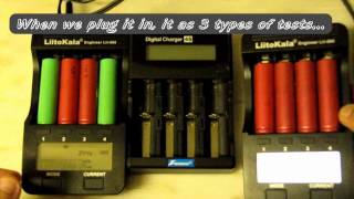 Foxnovo Digital Charger 4S vs LiitoKala Engineer Lii500  Cilindrical Batteries Chargers [upl. by Lana149]