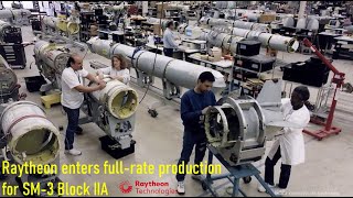 Raytheon enters fullrate production for SM3 Block IIA [upl. by Yliab]