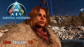 Ark Survival Ascended  Artifact of the Strong Into the Ice Cave  Livestream Ep10 [upl. by Michey]