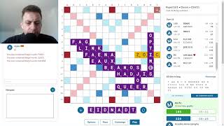 Scrabble game with commentary no436 [upl. by Noskcire]