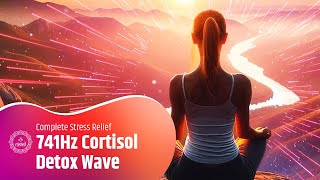 741Hz Cortisol Detox Wave for Complete Stress Relief Sound Bath to Melt Away Tension amp Anxiety [upl. by Kip]