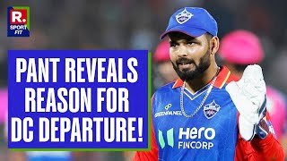 Rishabh Pant Breaks Silence on Delhi Capitals Exit Ahead of IPL 2025 Mega Auction [upl. by Nageam97]