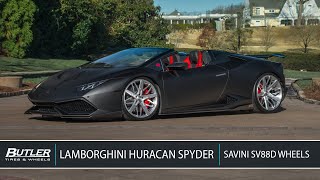 1016 Industries Lamborghini Huracan Spyder  Savini SV88D Wheels  Butler Tire [upl. by Boesch972]