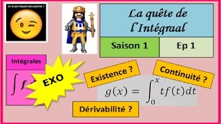 INTEGRALES  Exo 1  Fonction définie par une intégrale  Ep1  Existence continuité dérivabilité [upl. by Nileek]