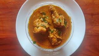 mughlai chicken curry recipe in 1 minute video [upl. by Adnicaj]